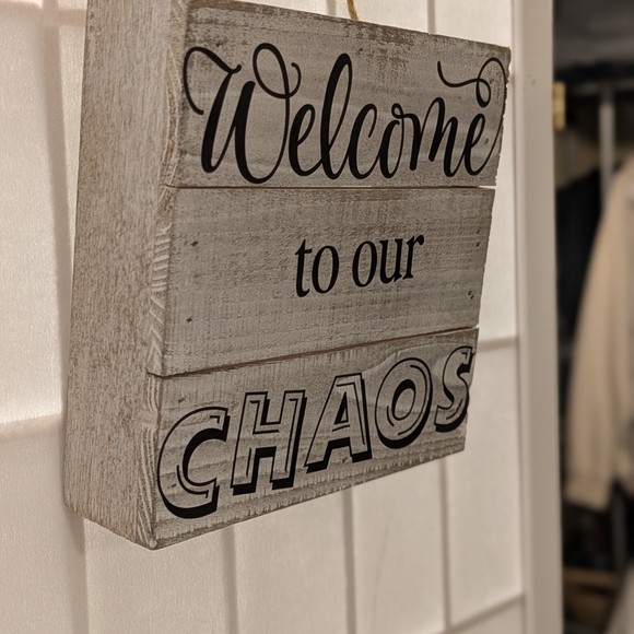 Rustic Gray Welcome Sign - Picture 2 of 4
